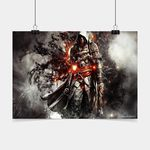 Ficha técnica e caractérísticas do produto Poster Game Adesivo Assassins Creed I V PG0123