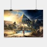 Ficha técnica e caractérísticas do produto Poster Game Adesivo Assassins Creed PG0128