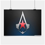 Ficha técnica e caractérísticas do produto Poster Game Adesivo Assassins Creed PG2823