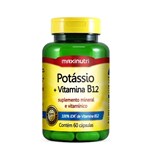 Ficha técnica e caractérísticas do produto Potássio + Vitamina B12 60 Cápsulas 300mg Maxinutri