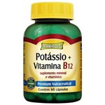 Ficha técnica e caractérísticas do produto Potássio + Vitamina B12 - 60 Cápsulas - Maxinutri - Sem Sabor - 60 Cápsulas