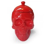 Ficha técnica e caractérísticas do produto Pote Caveira Crânio Skull com Tampa - Yaay