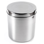 Ficha técnica e caractérísticas do produto Pote com Tampa Aço Inox 23cm - Gourmet Mix