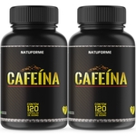 Ficha técnica e caractérísticas do produto 2 Potes Cafeína Pura 120 Cápsulas 500mg Natuforme