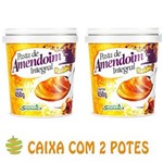 Ficha técnica e caractérísticas do produto 2 Potes - Pasta de Amendoim Mandubim Integral 450g - 900 G