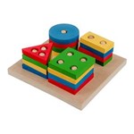 Ficha técnica e caractérísticas do produto Prancha de Selecao Pequena 16 Peças - PVC Colorido Carlu Brinquedos - Colorido