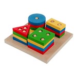 Ficha técnica e caractérísticas do produto Prancha de Selecao Pequena 16 Peças - Pvc Colorido Carlu Brinquedos