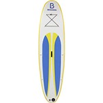 Ficha técnica e caractérísticas do produto Prancha de Stand Up Paddle Inflável Brazzos Modelo SP-BIG 11 Pés Branco, Azul e Amarelo