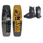 Ficha técnica e caractérísticas do produto Prancha de Wakeboard Mood 141 com Botas Preta 095 Aberta Navis-"G" 35-42