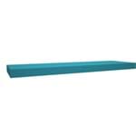 Ficha técnica e caractérísticas do produto Prateleira com Suporte Embutido 80x25cm Azul Tiffany Muve