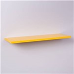 Prateleira Crie Fácil Amarela 60 X 20cm com Suporte Invisível