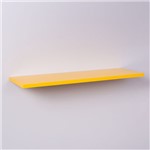 Ficha técnica e caractérísticas do produto Prateleira Crie Fácil Amarela 80 X 20cm com Suporte Invisível