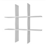 Ficha técnica e caractérísticas do produto Prateleira Hashtag Encaixe BX 21 - BRV - Branco