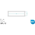 Prateleira MDP BPL Branca (21,5x71x19,5cm) - BRV