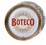 Ficha técnica e caractérísticas do produto Prato 18cm Boteco C/8 - Regina - Festcolor