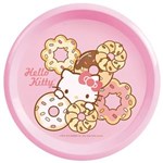 Ficha técnica e caractérísticas do produto Prato Decorado Tableware Hello Kitty - Rosa