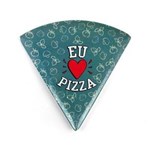 Ficha técnica e caractérísticas do produto Prato Pedaço de Pizza Verde - Verde