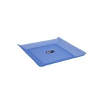 Prato Plástico Azul Quadrado - 10536/0461 - Coza - BRI 380