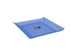 Ficha técnica e caractérísticas do produto Prato Plástico Azul Quadrado Coza - BRI 380