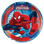 Ficha técnica e caractérísticas do produto Prato Redondo 18cm Ultimate Spider Man C/08 Unidades Único