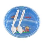 Ficha técnica e caractérísticas do produto Prato Térmico Infantil Chuca Baby 3 Divisões com Ventosa