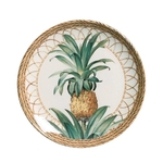 Ficha técnica e caractérísticas do produto Pratos de Sobremesa Porto Brasil Pineapple Natural 6 Uni