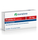 Ficha técnica e caractérísticas do produto Prediderm 20MG - 10/Comprimidos - Ouro Fino