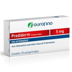 Ficha técnica e caractérísticas do produto Prediderm 5MG - 10/Comprimidos - Ourofino