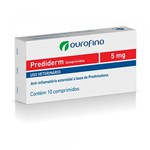 Ficha técnica e caractérísticas do produto Prediderm 5mg com 10 Comprimidos - Ourofino