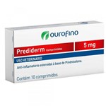 Ficha técnica e caractérísticas do produto Prediderm Ourofino 5 Mg - 10 Comprimidos