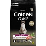 Ficha técnica e caractérísticas do produto Premier Golden Gatos Castrados Frango 3kg
