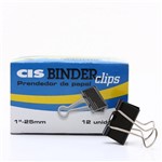 Ficha técnica e caractérísticas do produto Prendedor Cis Binder Clips 25 Mm 012 Un 291.5200