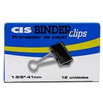 Ficha técnica e caractérísticas do produto Prendedor de Papéis / Binder Clips Cis 41mm Cx C/12 Un