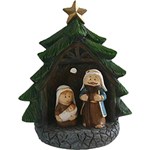 Ficha técnica e caractérísticas do produto Presépio Formato Árvore de Natal 10cm - Orb Christmas