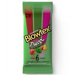 Ficha técnica e caractérísticas do produto Preserv Blowtex Twist 6 Un