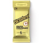 Ficha técnica e caractérísticas do produto Preservativo Blowtex Prazer Prolongado 6 Unidades