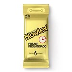 Ficha técnica e caractérísticas do produto Preservativo Blowtex Prazer Prolongado Efeito Retardante com 6 Unidades