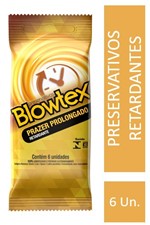 Ficha técnica e caractérísticas do produto Preservativo Blowtex Retardante C/ 6 Unidades
