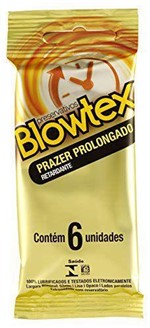 Ficha técnica e caractérísticas do produto Preservativo Blowtex Retardante com 6