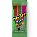 Ficha técnica e caractérísticas do produto Preservativo Blowtex Twist 6 Unidades
