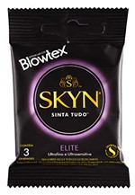 Ficha técnica e caractérísticas do produto Preservativo Elite com 3 Unidades, SKYN