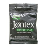 Ficha técnica e caractérísticas do produto Preservativo Jontex Comfort Plus - 3 Unidades