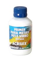 Ficha técnica e caractérísticas do produto Primer para Metais, Pet e Vidro 100ml - Acrilex - Acrilex