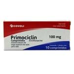 Ficha técnica e caractérísticas do produto Primociclin 100mg 10 Comp Coveli Antibiótico Cães e Gatos