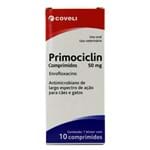 Ficha técnica e caractérísticas do produto Primociclin 50mg 10 Comp Coveli Antibiótico Cães e Gatos