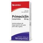 Ficha técnica e caractérísticas do produto Primociclin 50mg 10 Comprimidos_Coveli 50mg