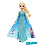 Ficha técnica e caractérísticas do produto Princesa Elsa Frozen Hasbro Vestido Mágico