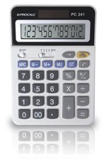 Ficha técnica e caractérísticas do produto PROCALC - Calculadora de Mesa - 12 Dígitos - PC241