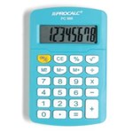 Ficha técnica e caractérísticas do produto PROCALC - Calculadora Pessoal - 8 Dígitos - PC986 - AZUL