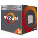 Ficha técnica e caractérísticas do produto Processador AMD Ryzen 5 2400G C/ Wraith Stealth Cooler, Quad Core, Cache 6MB, 3.6GHz (Max Turbo 3.9GHz), VEGA, AM4 - YD2400C5FBBOX